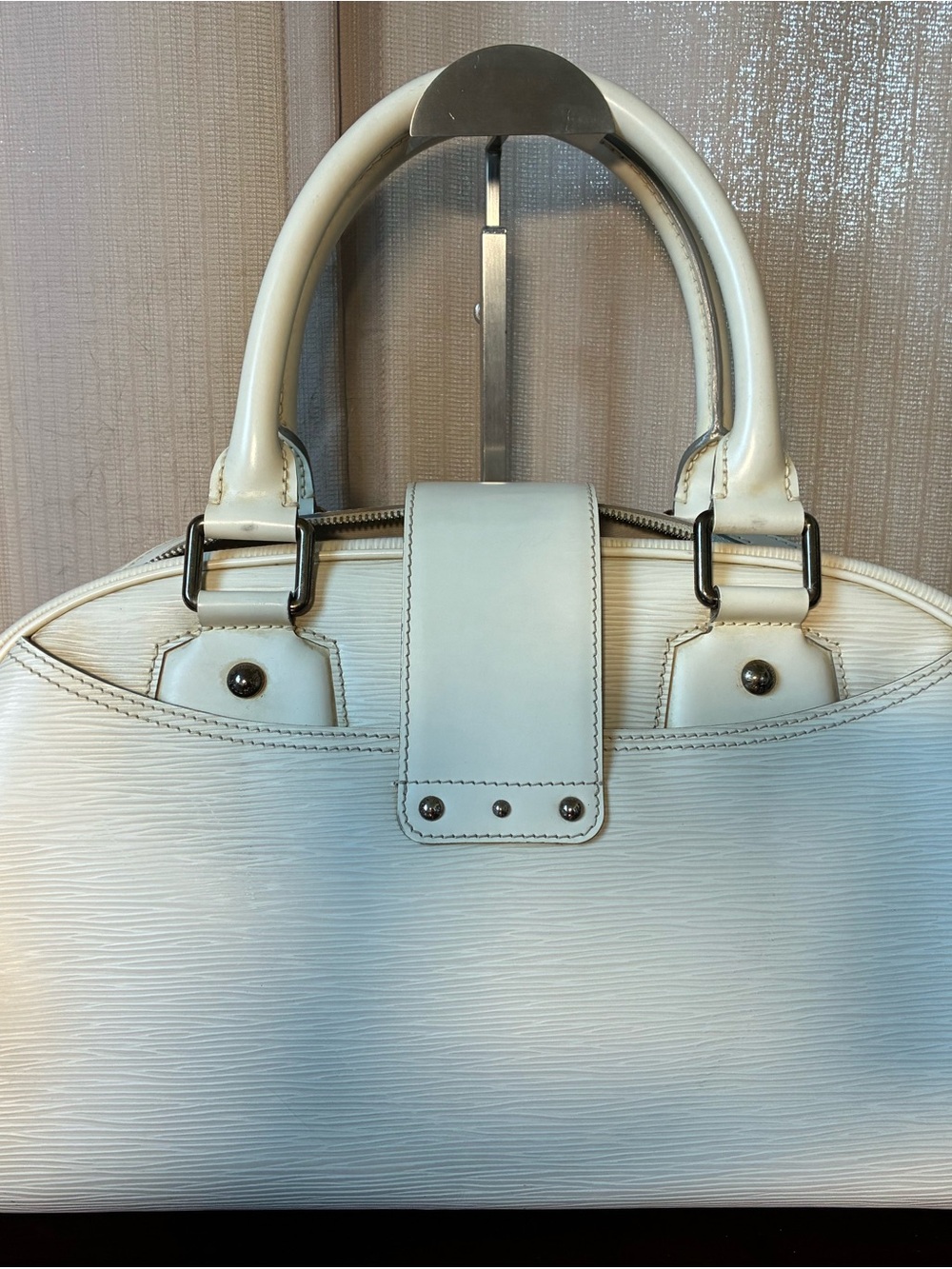 Louis Vuitton Epi Bowling Montaigne Bag - Picture 2 of 9
